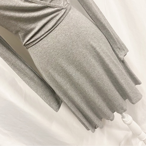 H&M Divided Gray Faux Wrap Dress - Picture 4 of 8